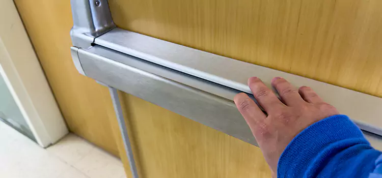 Installing a Push Bar on a Door East St. Louis